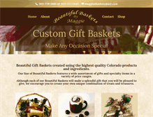 Tablet Screenshot of basketsbymaggie.com